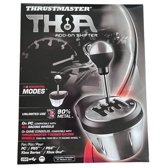 Thrustmaster TH8A Shifter Compatible w/ PC, PS5, PS4, XBOX Series, XBOX 1 - Picture 1 of 3